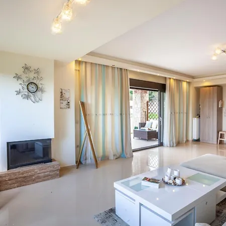 Perfect View Deny With 6 Bedrooms And Heated Pool Villa Hanioti