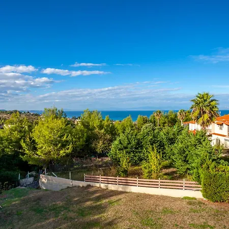 Perfect View Deny With 6 Bedrooms And Heated Pool Villa Hanioti